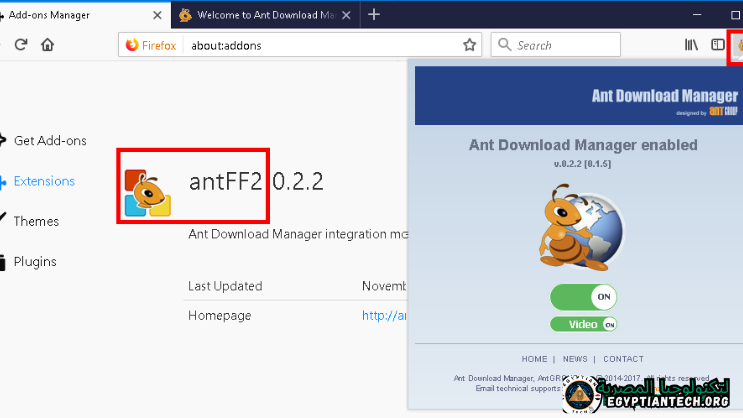 برنامج Ant Download Manager Pro