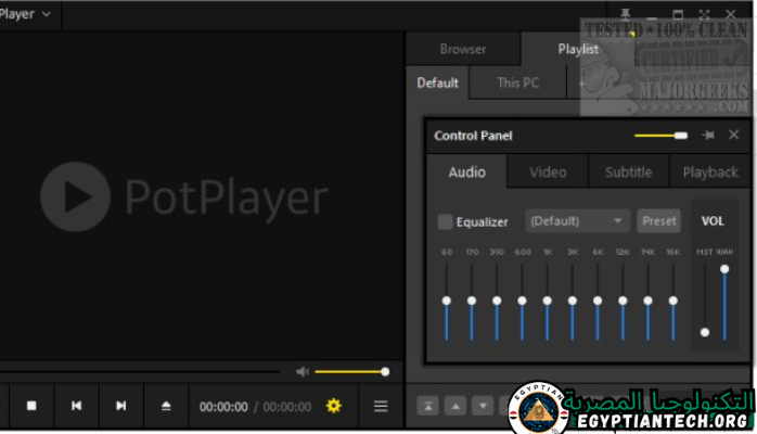 برنامج PotPlayer Portable