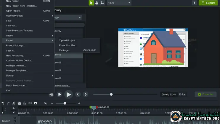 برنامج Camtasia Studio 2023