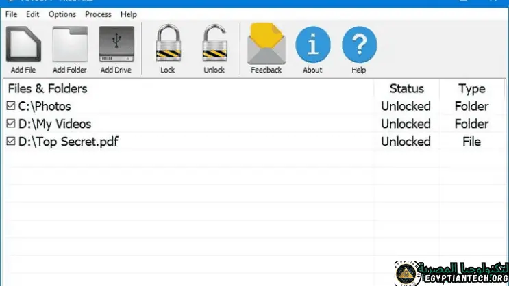 برنامج Wise Folder Hider Portable