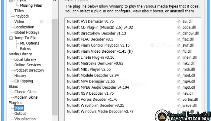 برنامج Winamp Pro