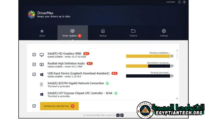 برنامج DriverMax Pro