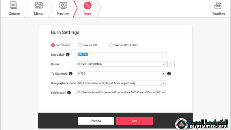 تحميل برنامج Wondershare DVD Creator