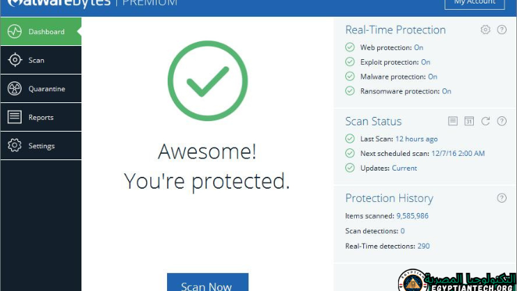 تحميل برنامج Malwarebytes Anti-Malware Premium