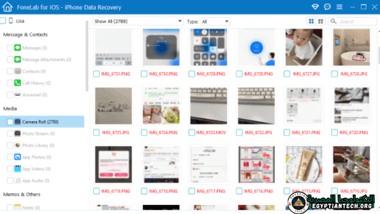 تحميل برنامج FoneLab iPhone Data Recovery