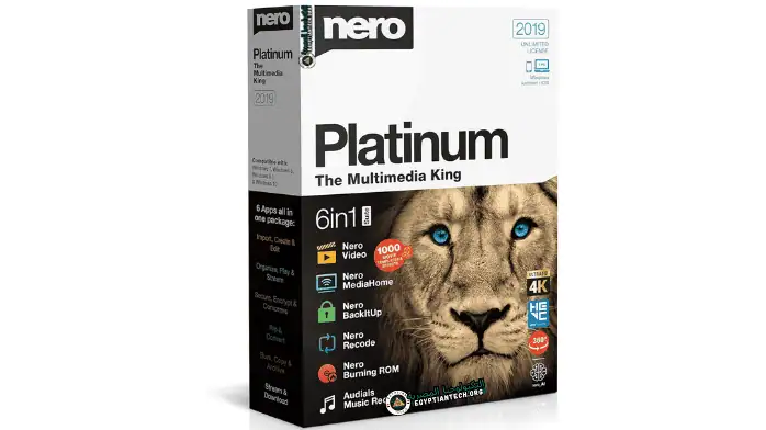 تحميل برنامج Nero Platinum 2019 Suite كامل لحرق الاسطوانات