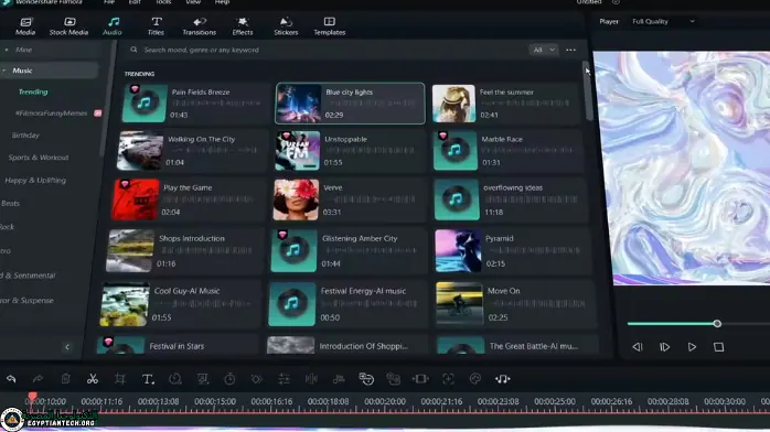 تحميل برنامج فيلمورا مع التفعيل للكمبيوتر مع الكراك من ميديا فاير