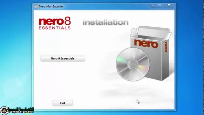 تم عرض واجهة Nero 8، مع تسليط الضوء على تصميمها الحديث وأدواتها البديهية لإدارة الوسائط بكفاءة