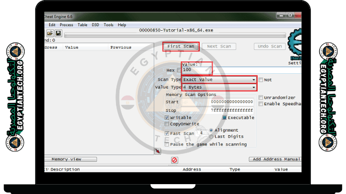 تحميل برنامج Cheat Engine 6.4 64 Bit